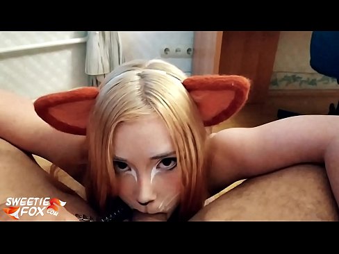 ❤️ Kitsune schluckt Schwanz und Sperma in ihrem Mund Porn video bei uns ﹏